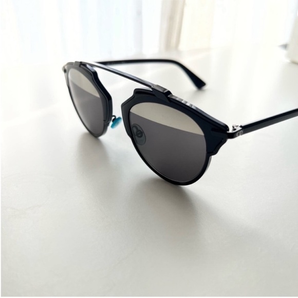 CHRISTIAN DIOR Designer SoReal Sunglasses
Black/Silver main image 6